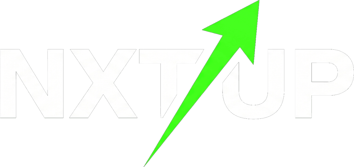 nxtup – Wortmarke mit Pfeil